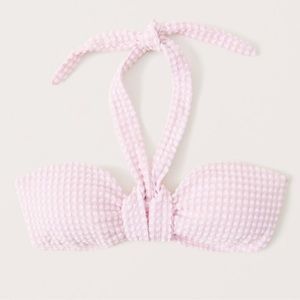 Abercrombie pink gingham bikini